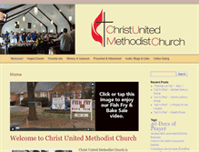 Tablet Screenshot of christumc-charlotte.org